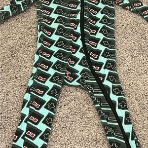 Kickee Pants Gaming Controller Kids One Piece - Black and Blue